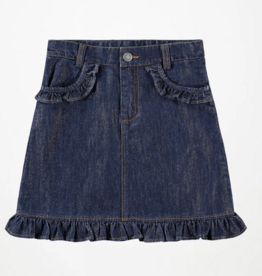 molo molo glitter denim skirt