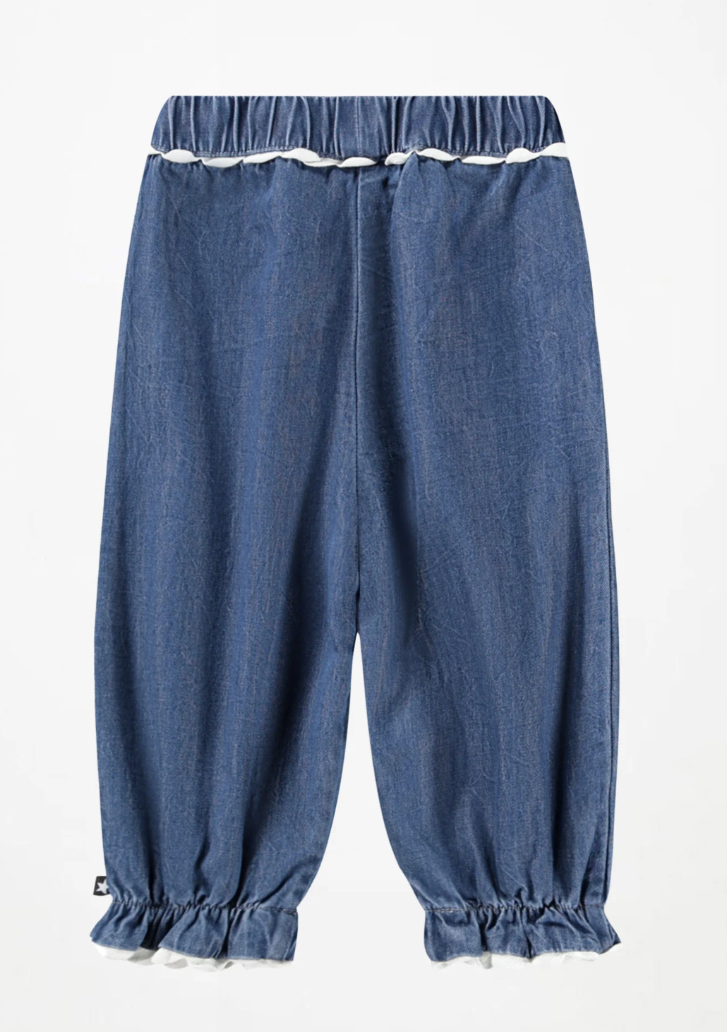 molo molo trimmed denim joggers
