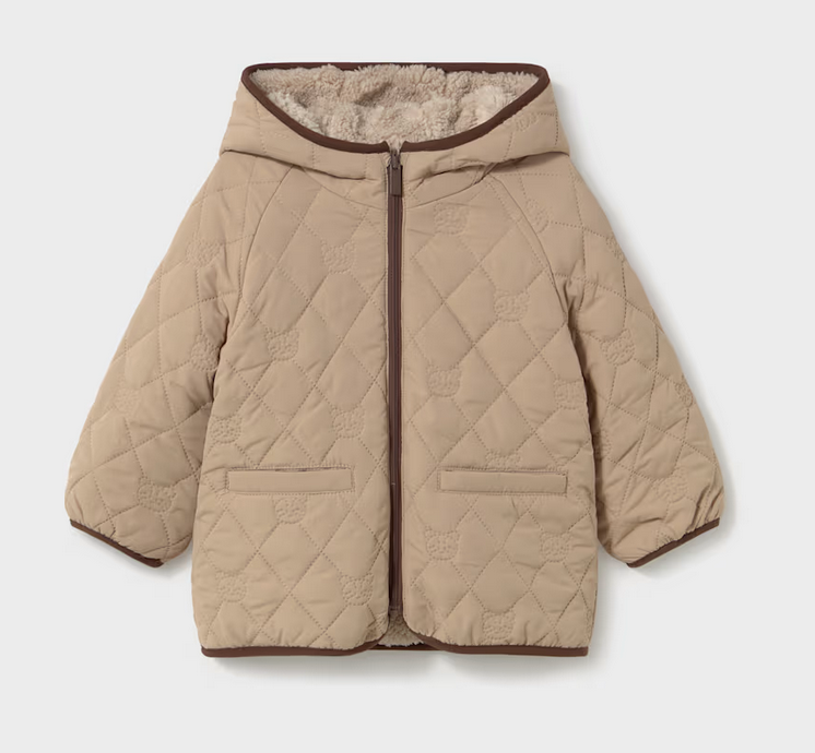 Mayoral mayoral reversible teddy jacket