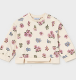 Mayoral mayoral floral sweatshirt