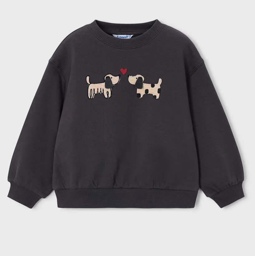 Mayoral mayoral puppy love sweatshirt