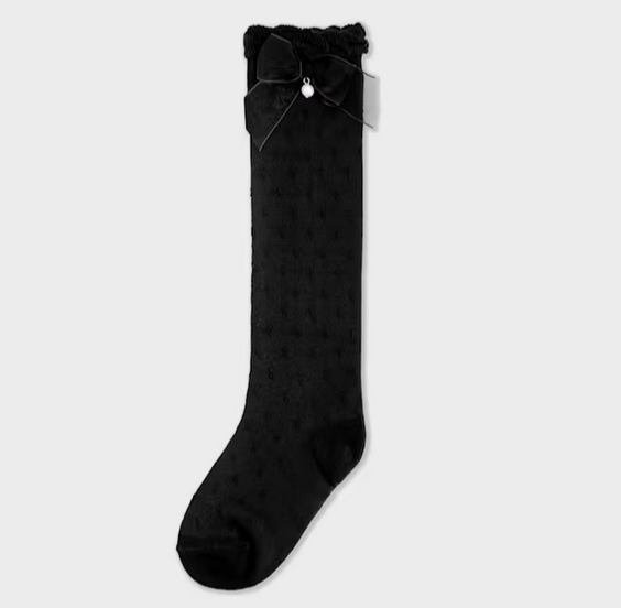 Mayoral mayoral knee high socks w/ bows