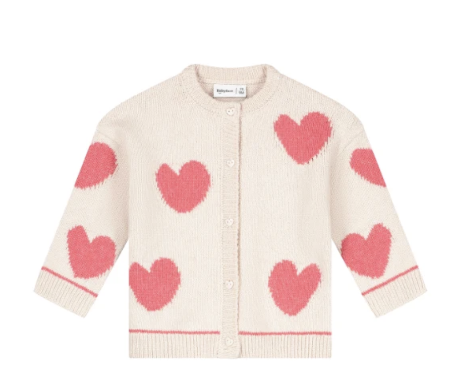 Babyface babyface hearts cardigan