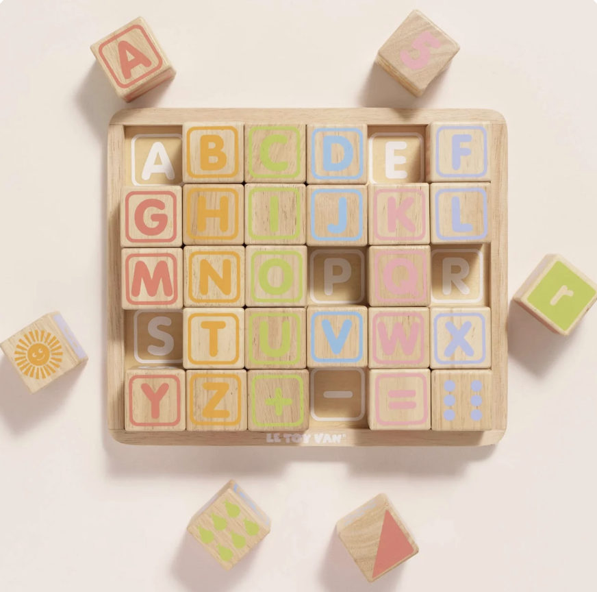 le toy van abc learning blocks