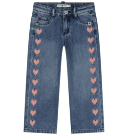 Babyface s&s embroidered heart denim