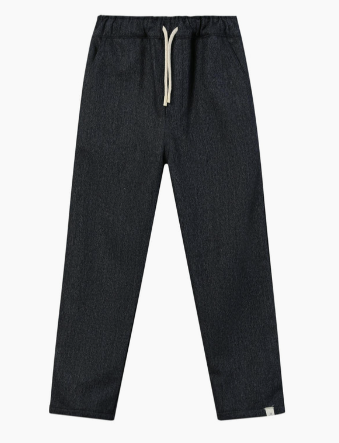 me & henry me & henry navy tweed pants
