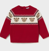 Mayoral mayoral red bear isle sweater
