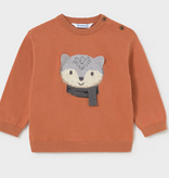 Mayoral mayoral terracotta fox sweater