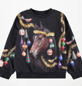 molo molo holiday horse sweatshirt