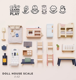le toy van wooden doll house furniture set