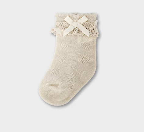 Mayoral mayoral champagne ruffle socks