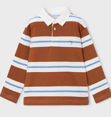 Mayoral mayoral clay striped polo