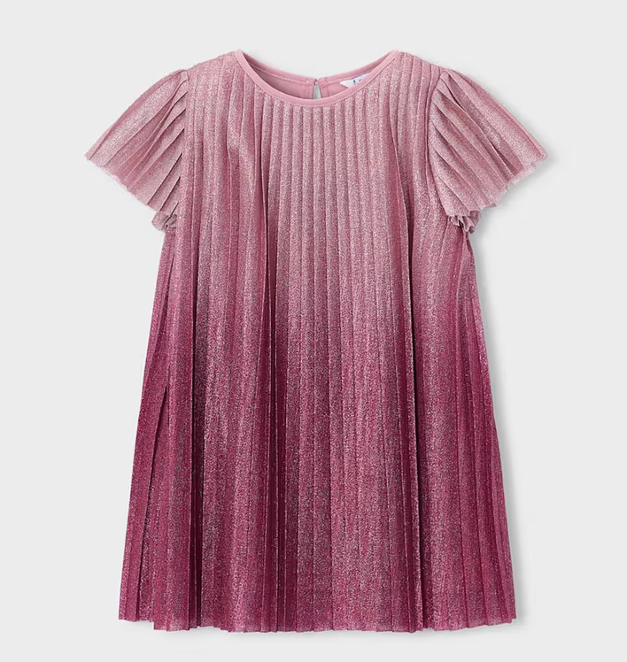 Mayoral mayoral rose pleated dress