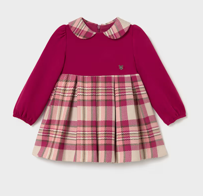 Mayoral mayoral rose plaid dress