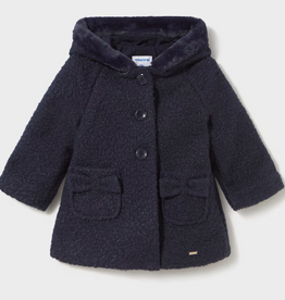 Mayoral mayoral navy hooded coat