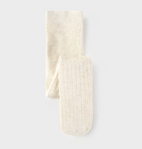 Mayoral mayoral ivory ribbed tights