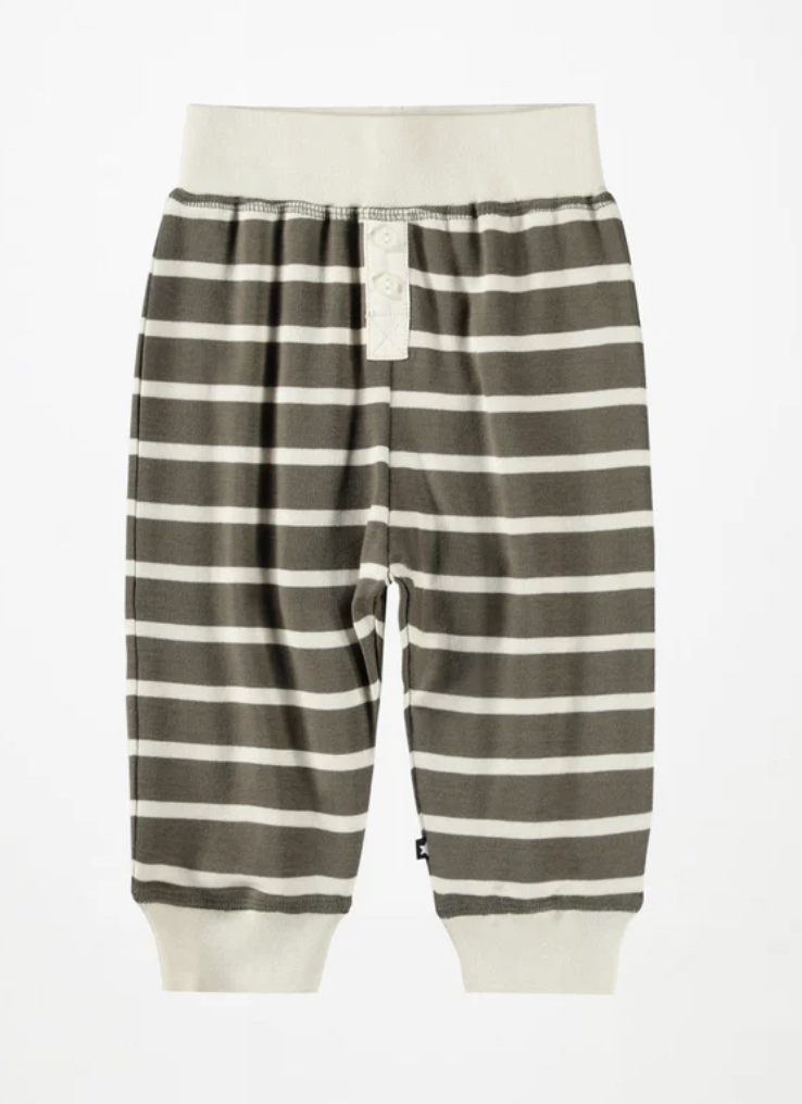 molo molo autumn striped organic joggers