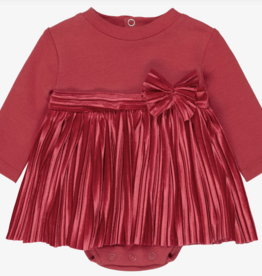 mayoral newborn mayoral pleated red dress