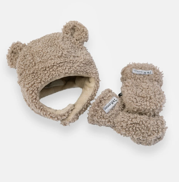 7am enfant 7am hat & mittens set