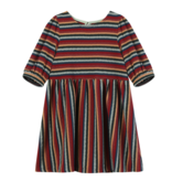 vignette vignette rust striped dress