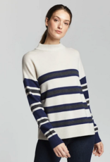 Pendleton Pendleton Stripe Merino Mockneck Sweater (W)