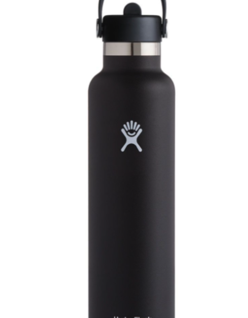Hydro Flask: 24 oz Standard Mouth w Flex Straw Cap