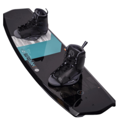 Hyperlite Hyperlite 125 State 2.0 Blk Wakeboard w/Blk Remix Boots 4-8