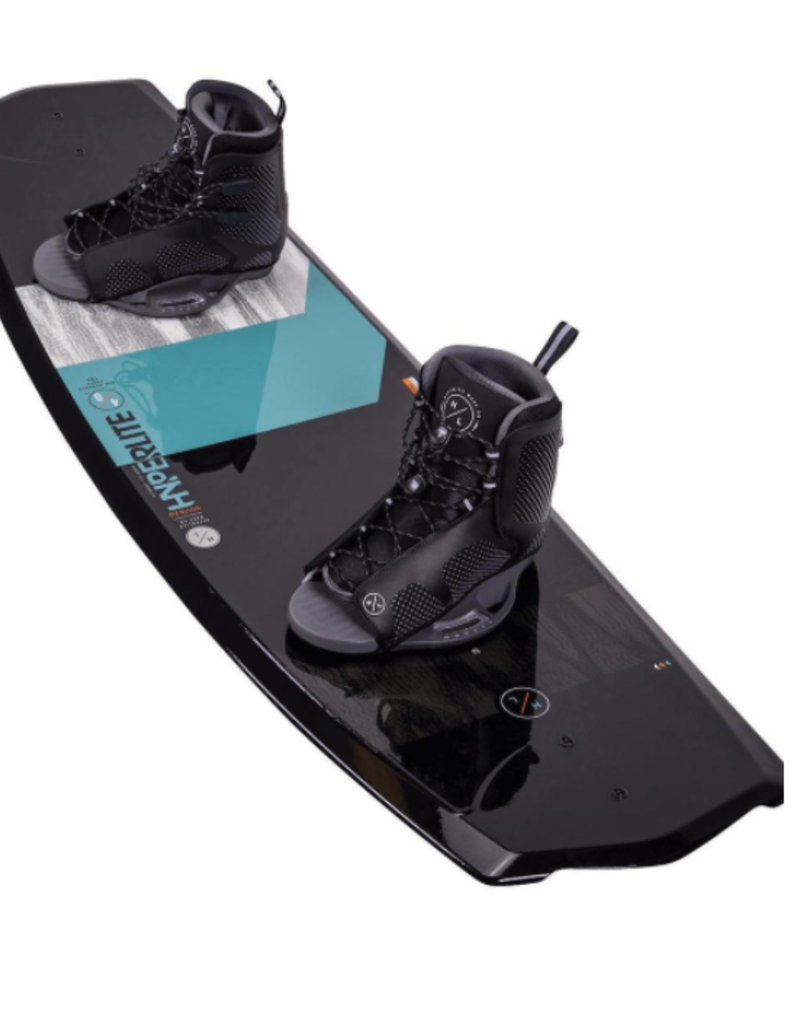 Hyperlite Hyperlite 125 State 2.0 Blk Wakeboard w/Blk Remix Boots 4-8