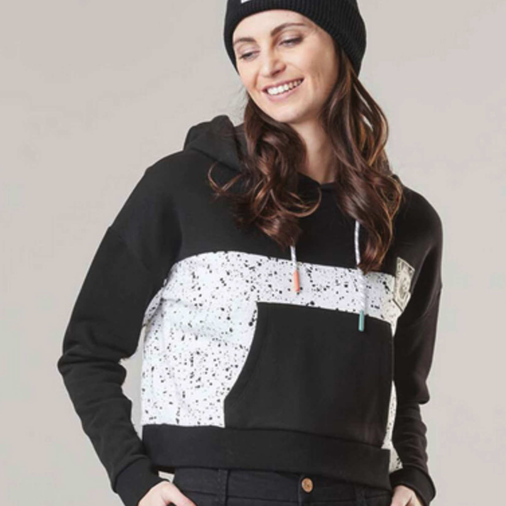 Picture WWF Crop Hoodie (W) Black S