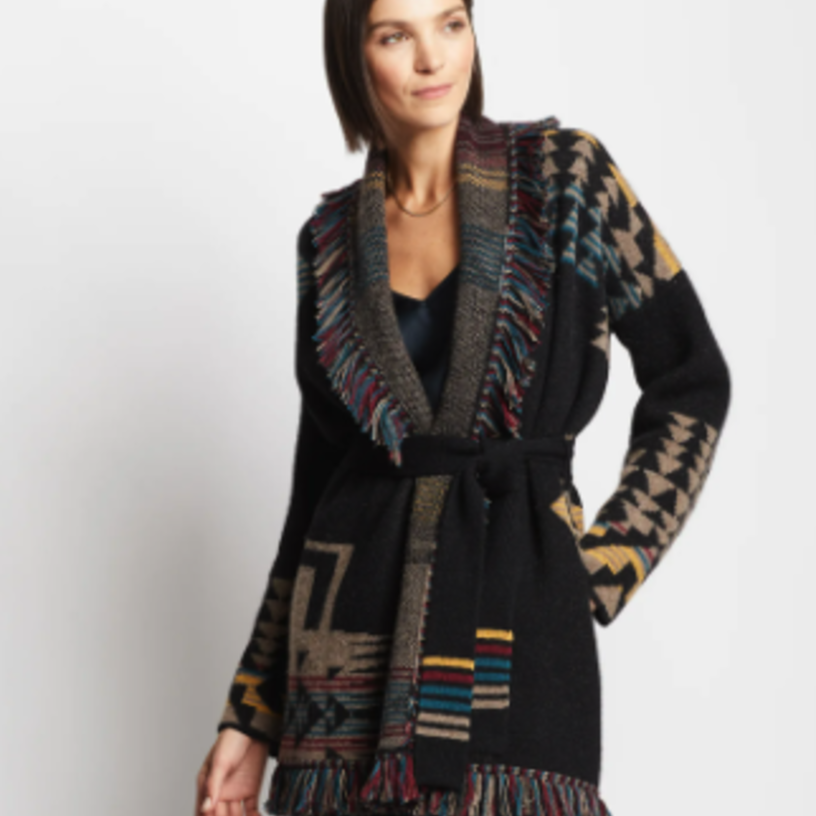 Pendleton Pendleton Alpaca Fringe Cardigan (W)