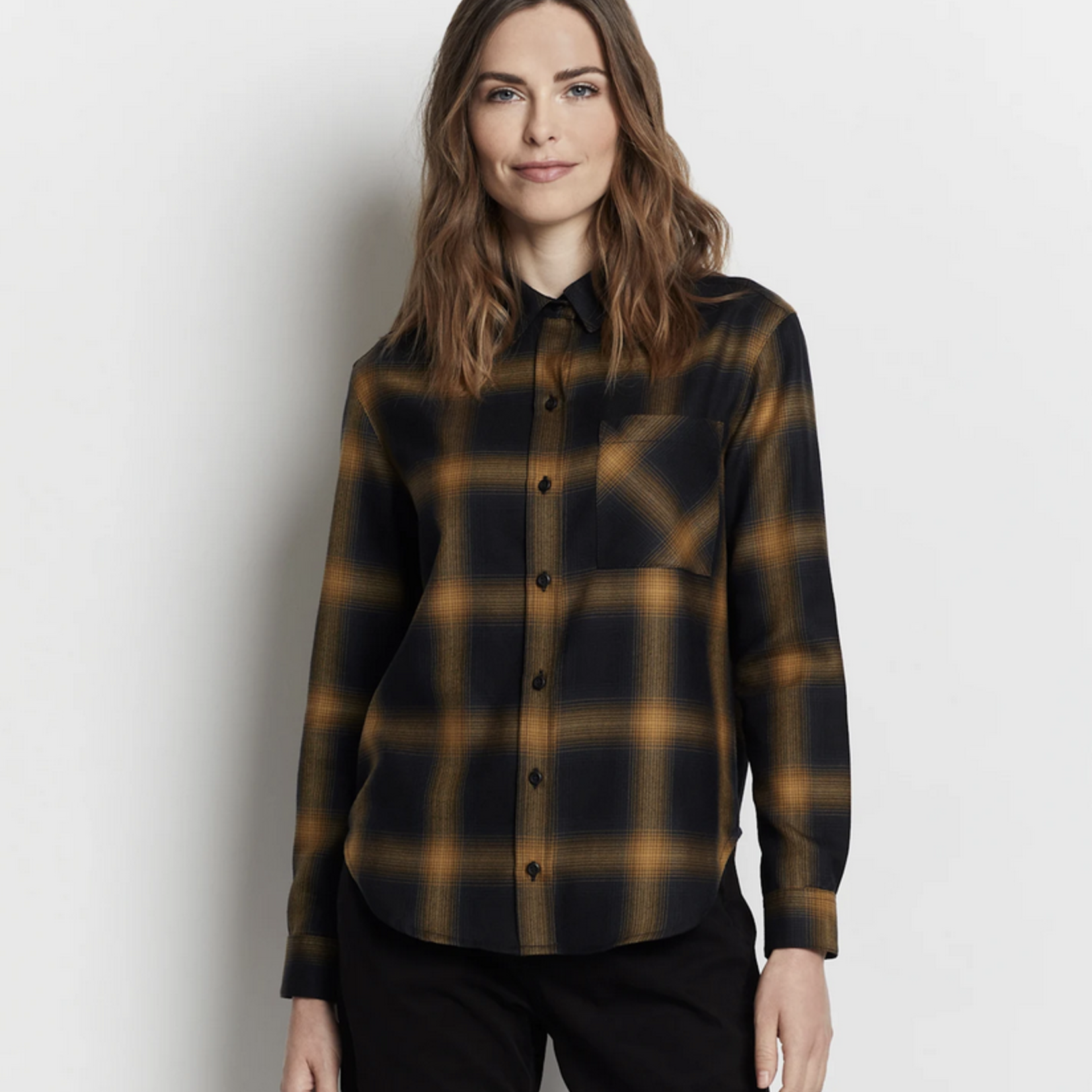 Pendleton Pendleton Maywood Merino Shirt (W) Brown/Maroon M