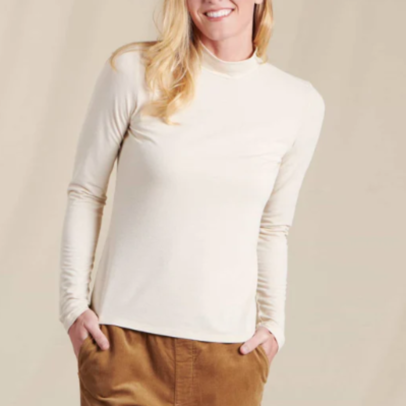 Toad  & Co Toad Piru Mockneck LS Tee  (W)