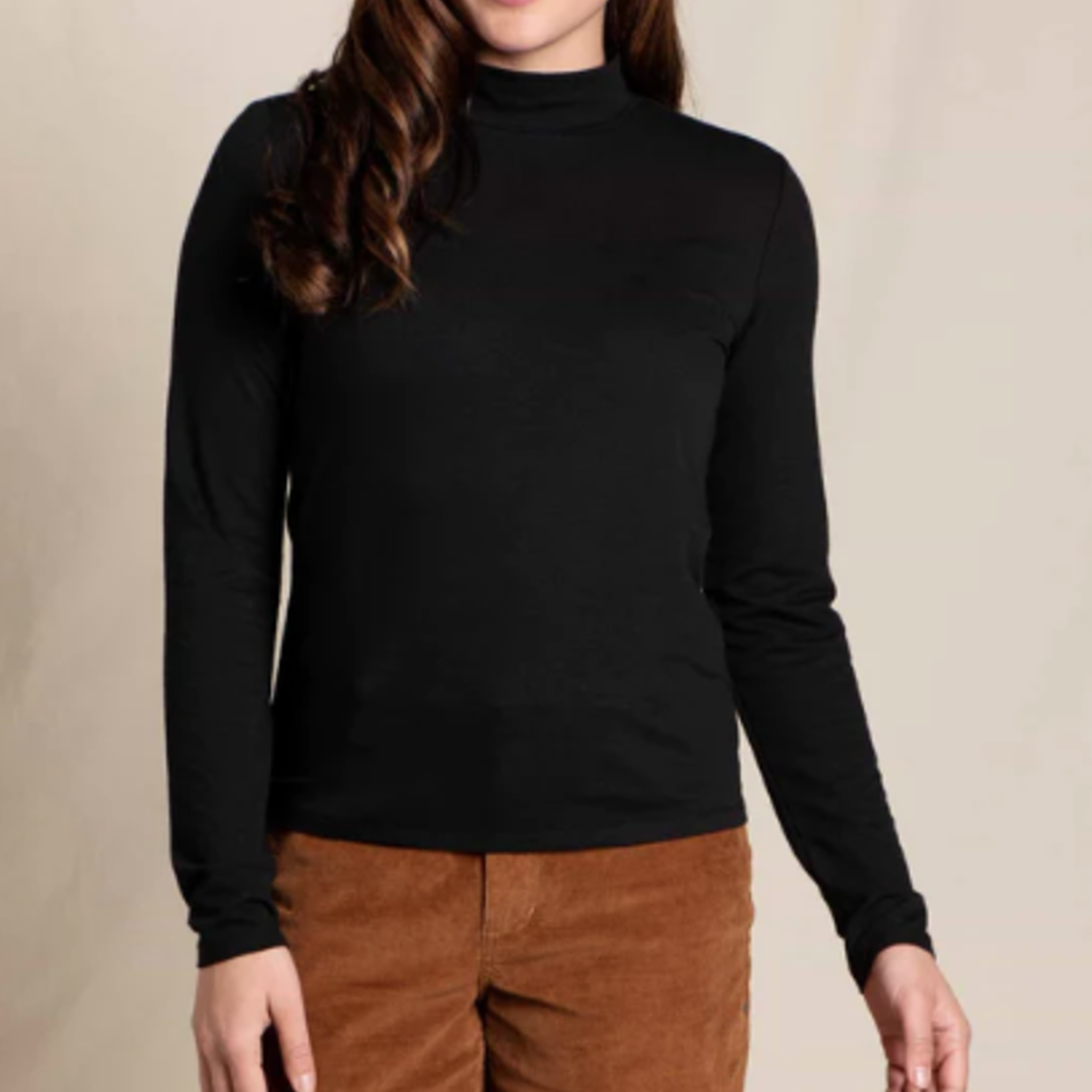 Toad  & Co Toad Piru Mockneck LS Tee  (W)