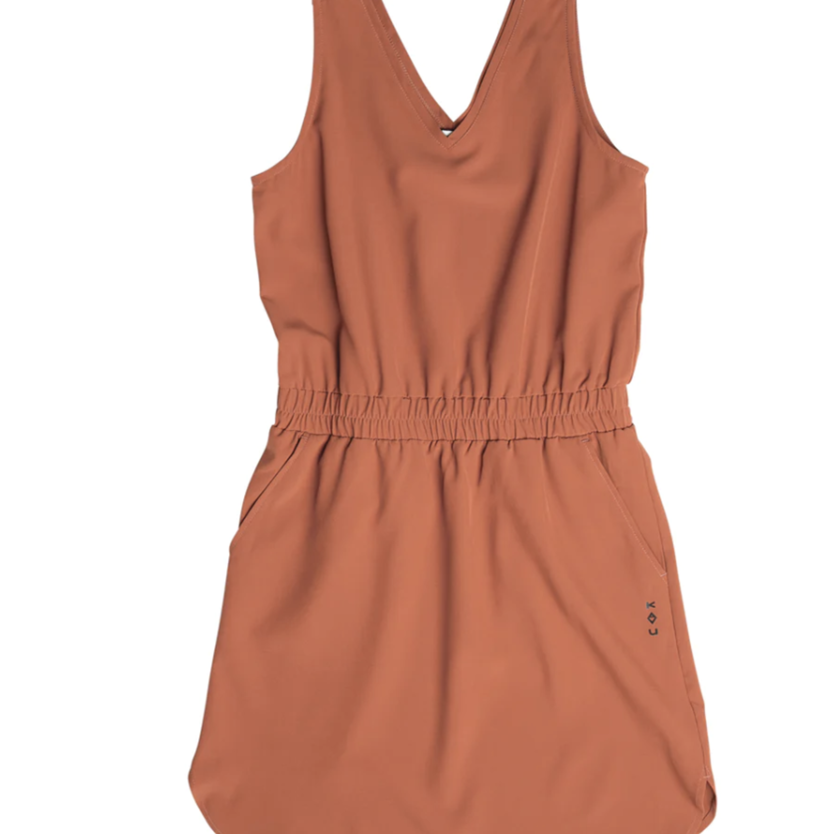 Kavu Kavu Ensenada Dress (W) Red Oak XL