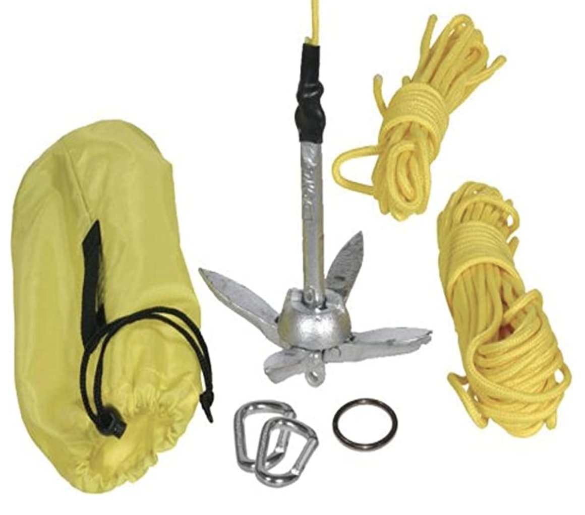 Seattle Sports Kayak Fishing Anchor Kit 3.25lb - Shepherd and Schaller  Sporting Goods
