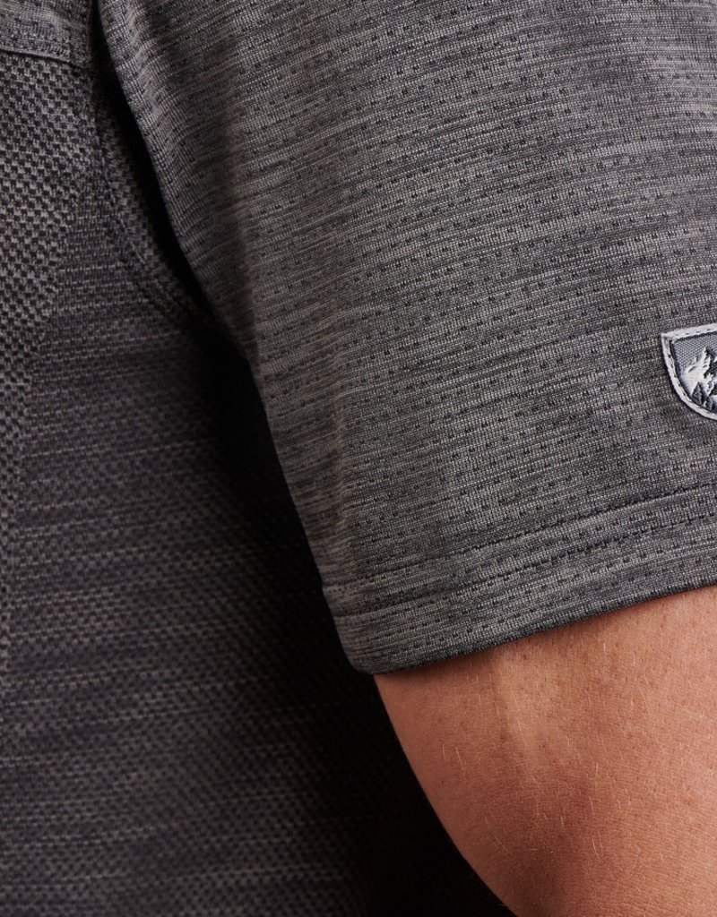 Kuhl Engineered Short Sleeve Polo Shirt in Black