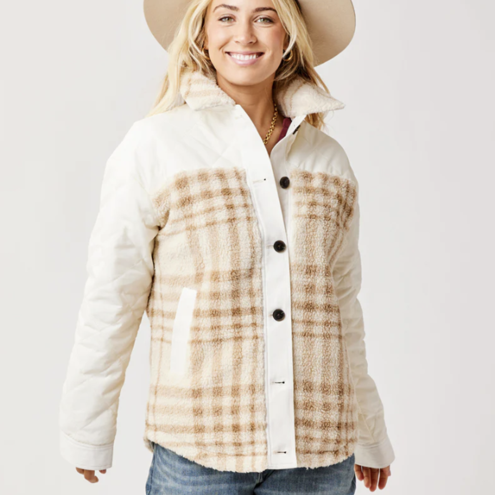 Carve Designs Carve Designs Vineyard Shacket (W)