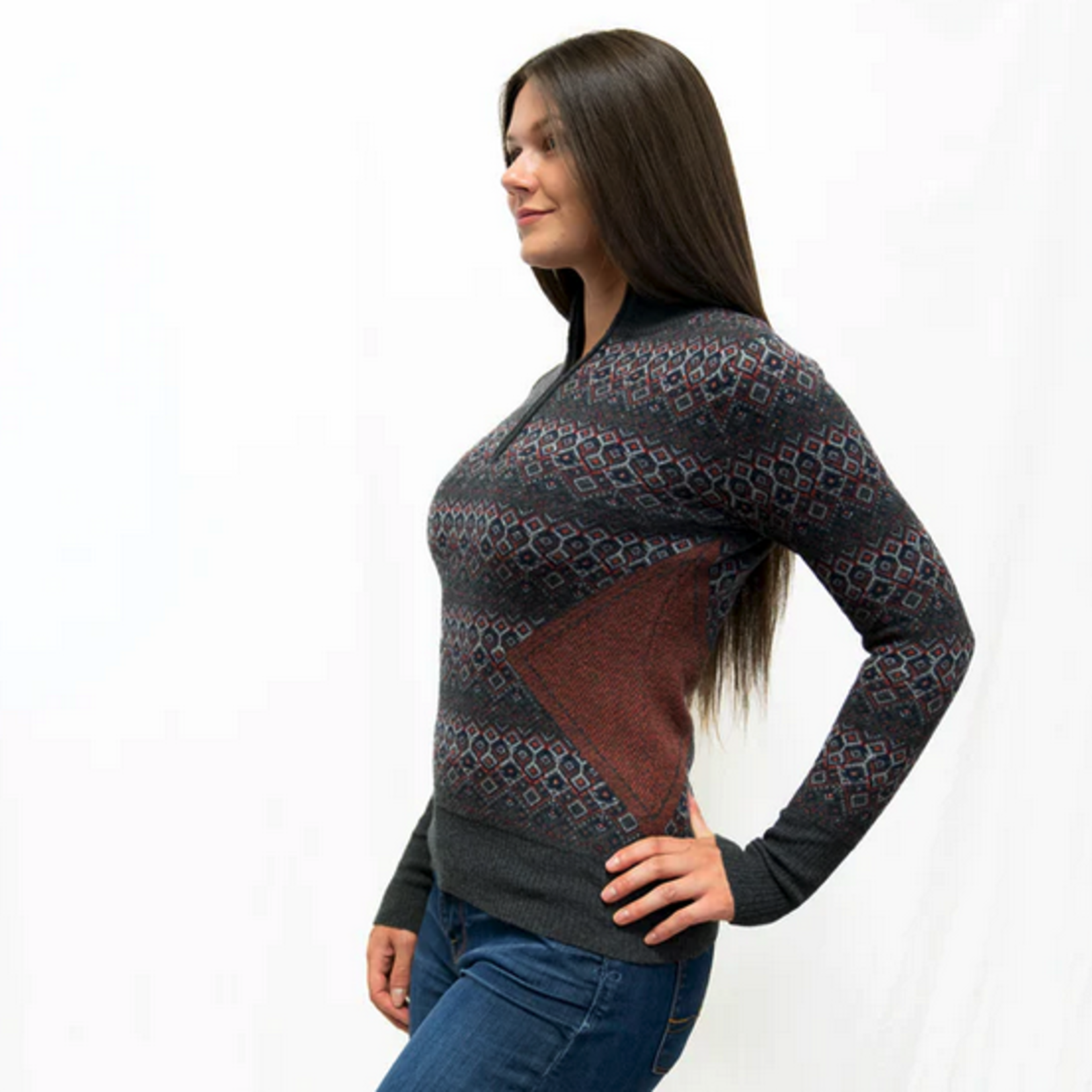 Everest Designs Everest Sherwood 1/2 Zip Sweater (W)