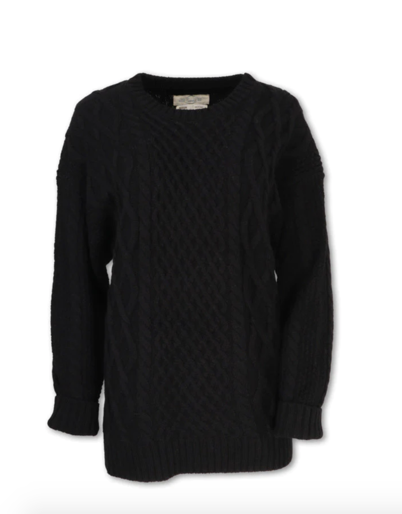 Purnell Purnell Merino Wool Blend Cable Knit Sweater (W)