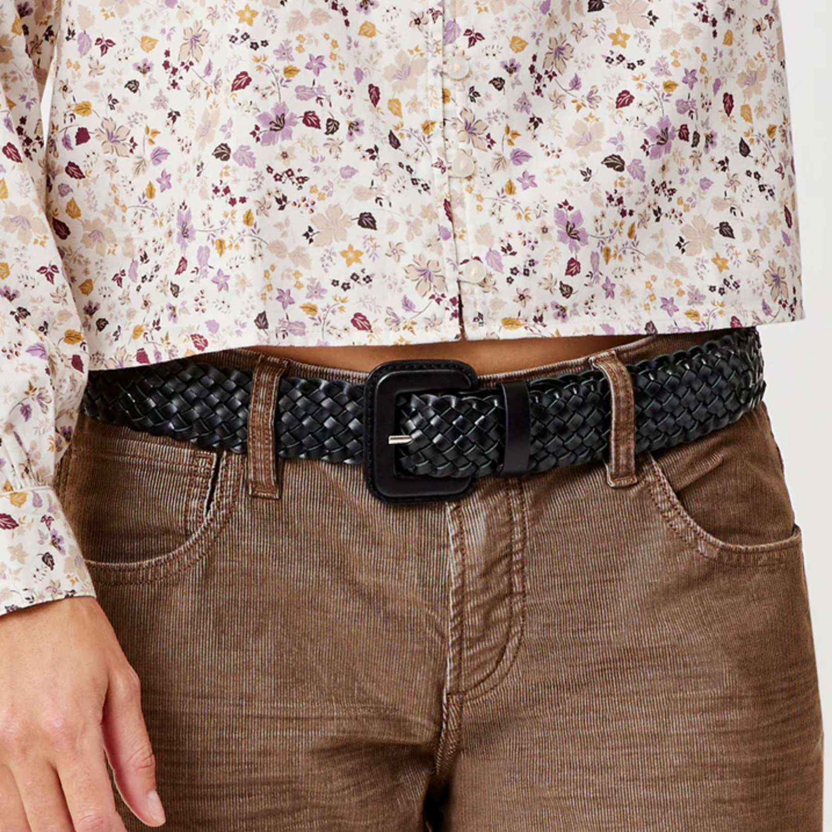 Carve Designs Carve Woven Leather Belt (W)