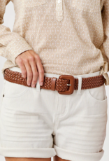 Carve Carve Woven Leather Belt (W)