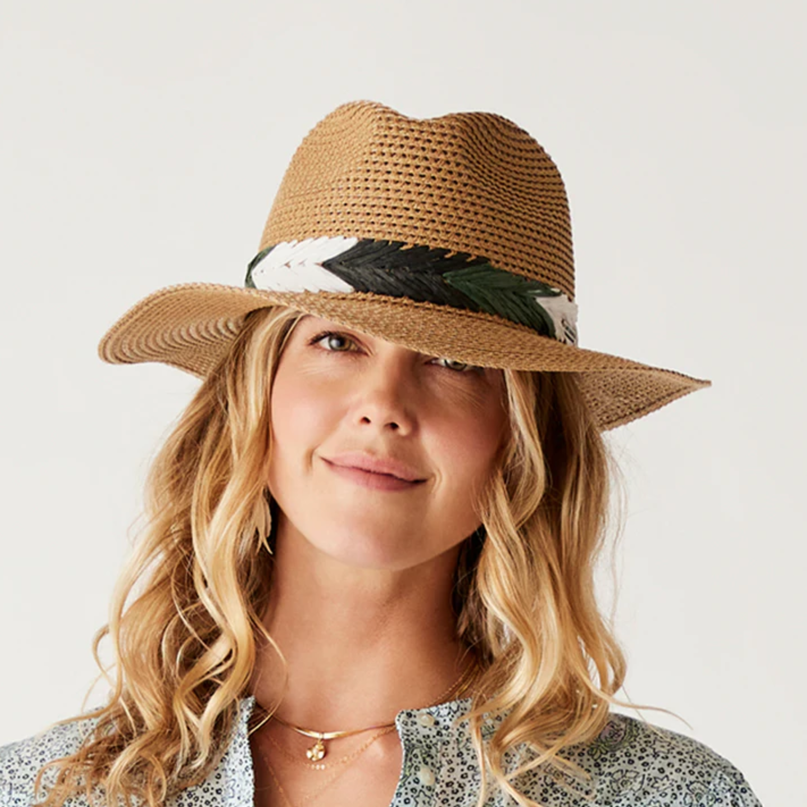 Carve Designs Carve Farrah Packable Hat Dark Honey