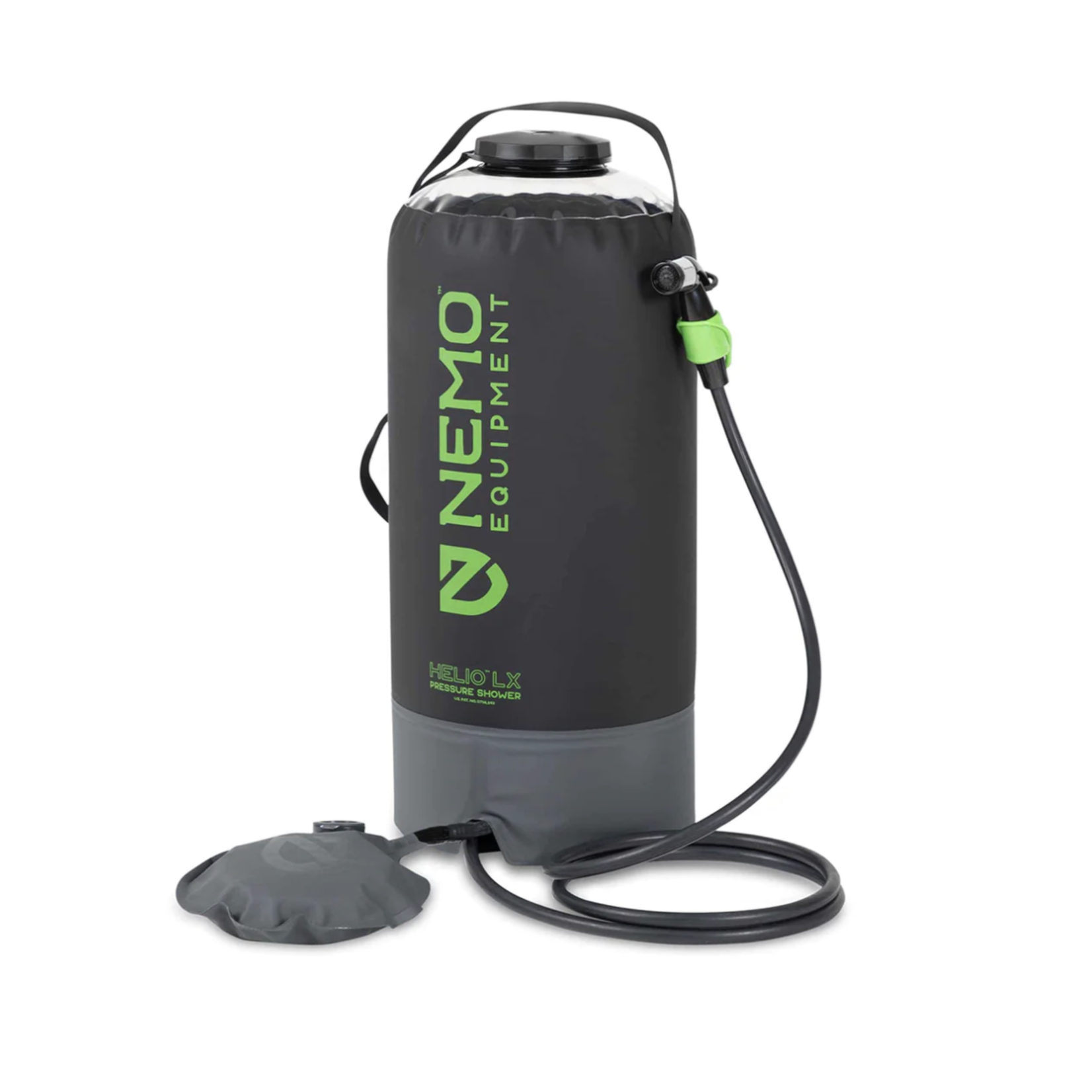 Nemo Equipment Nemo Helio LX Pressure Shower (Blk/Apple Grn)