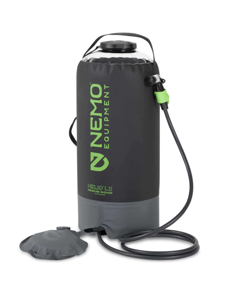 Nemo Equipment Nemo Helio LX Pressure Shower (Blk/Apple Grn)