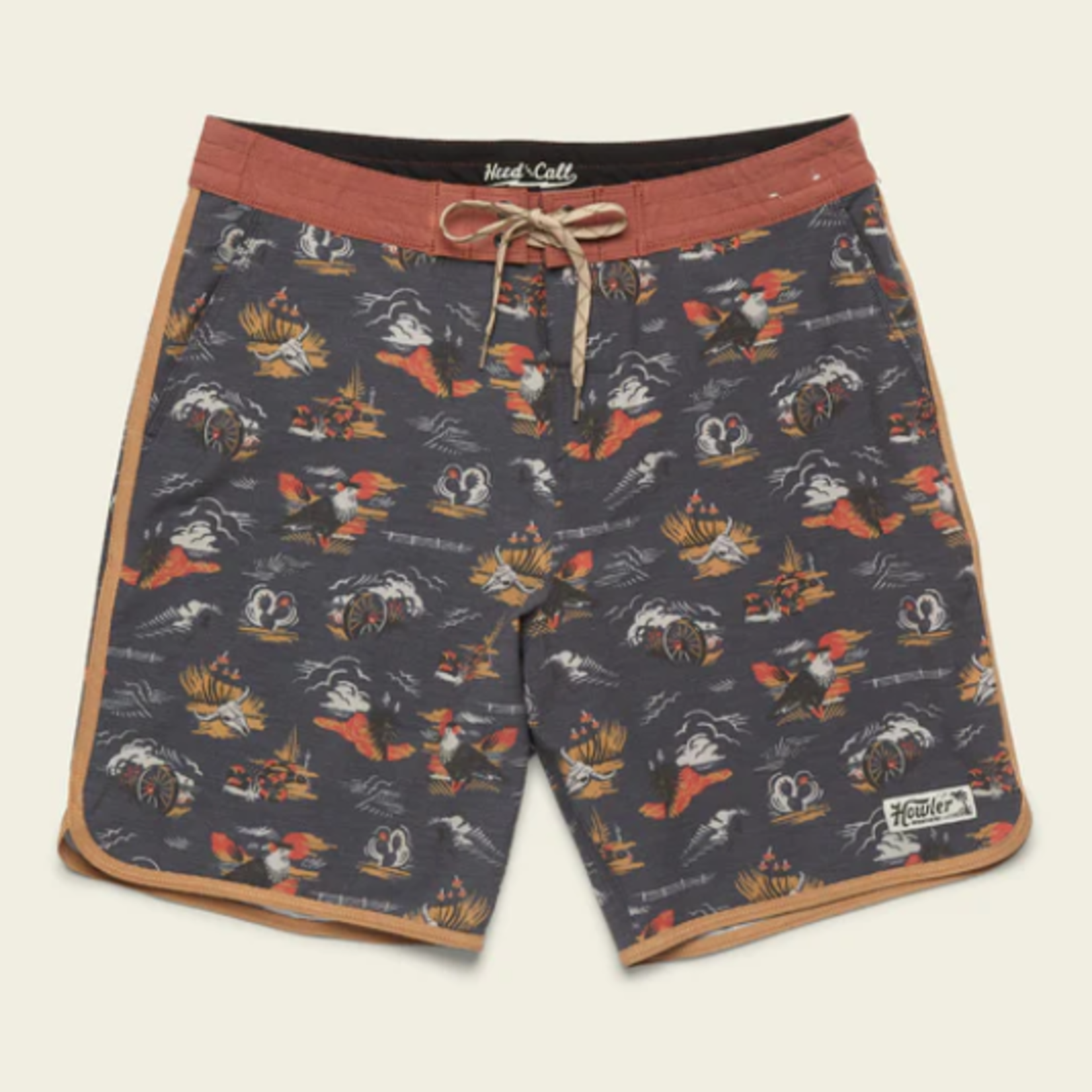 Howler Bros Howler Bruja Boardshorts (M) Sea Idols Bone White 34