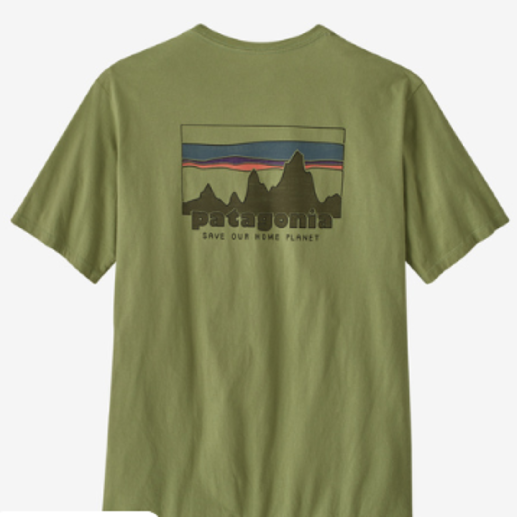 Patagonia Patagoina 73 Skyline Organic Tee (M) BCW L