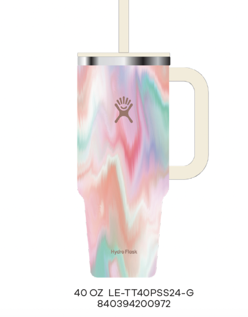 Hydro Flask North America and Distributors Hydroflask  40 OZ ALL AROUND TRAVEL TUMBLER LE, Sugar Rush