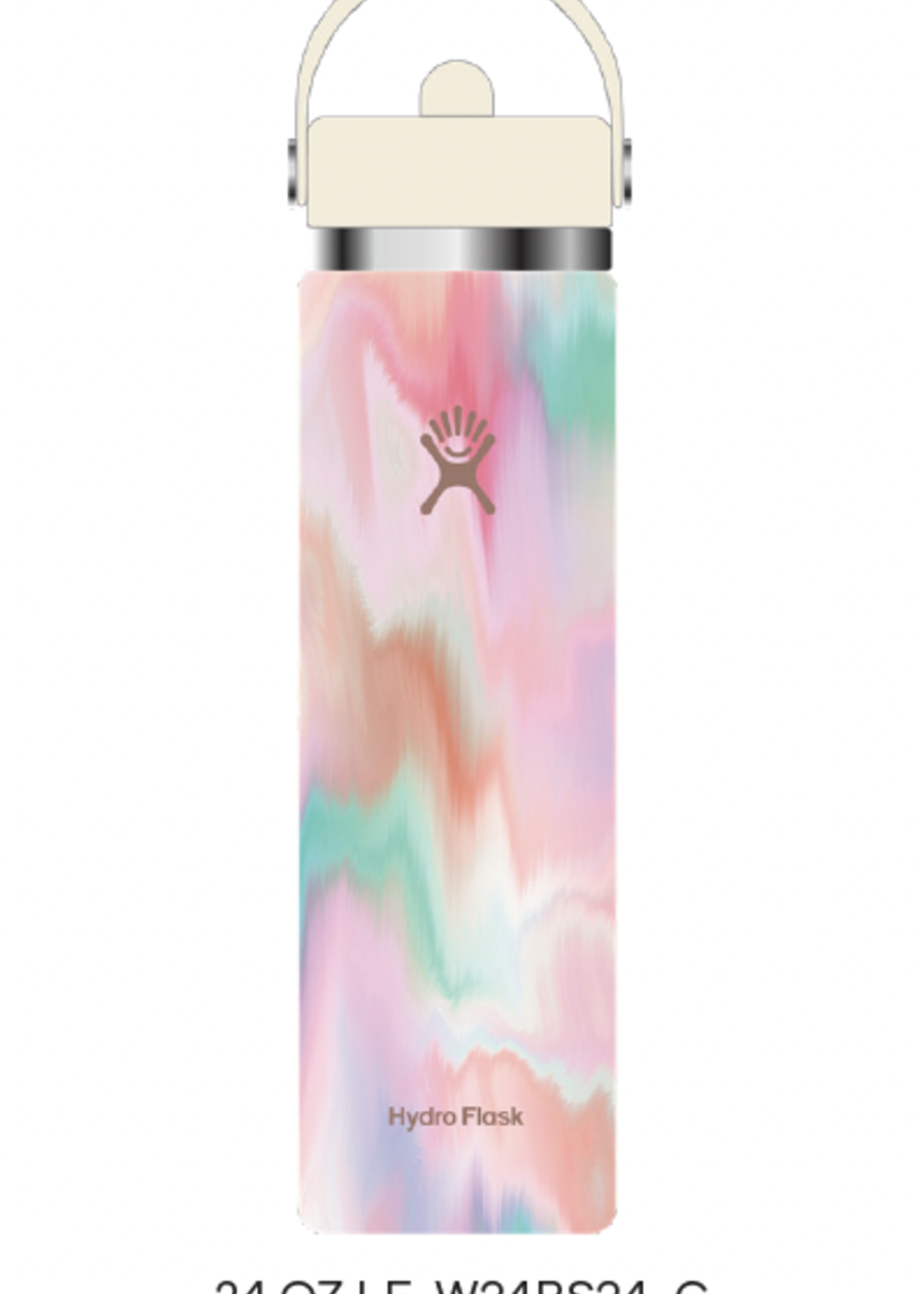 Hydro Flask シュガークラッシュ Hydroflask 24 OZ WIDE FLEX STRAW CAP LE, Sugar Crush