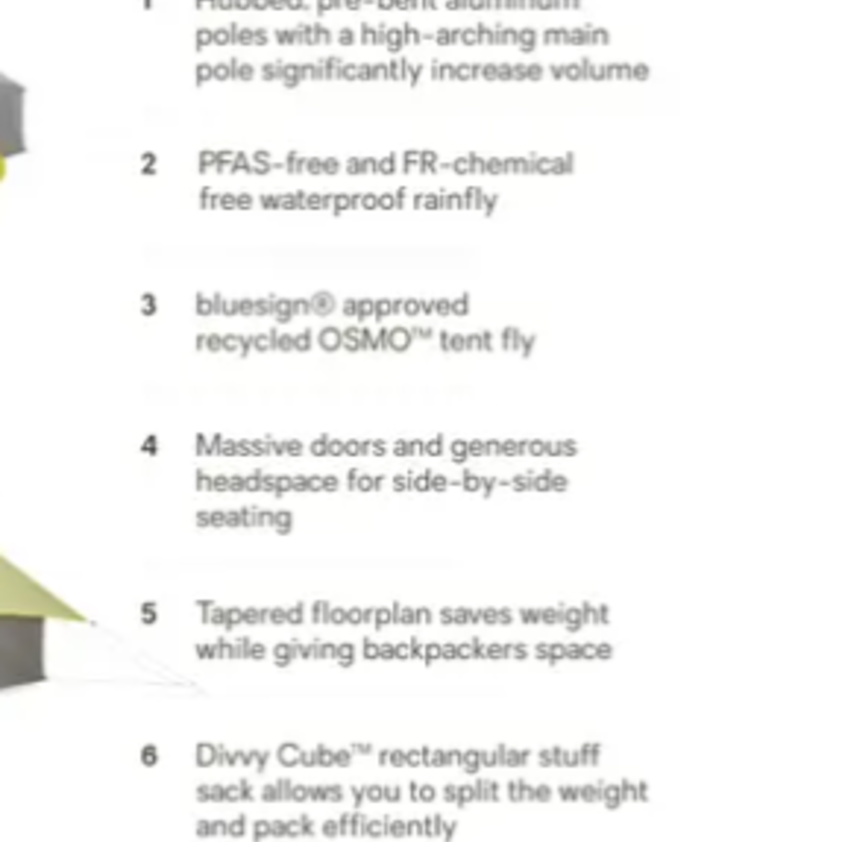 Nemo Equipment Nemo Mayfly OSMO Tent 3P (A)S24