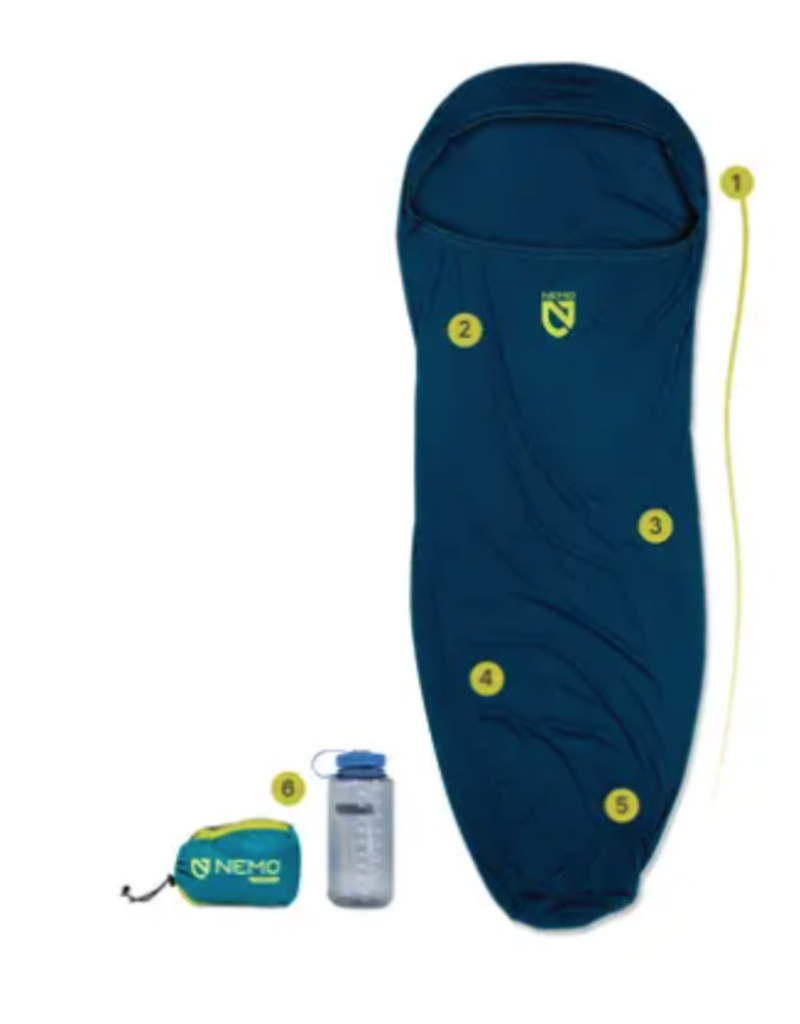 Nemo Equipment NEMO Tracer Long Sleeping Bag Liner (A)S24